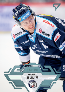 Michal Bulir Liberec Tipsport ELH 2023/24 SportZoo 1. serie Ice Reflection /95 #99