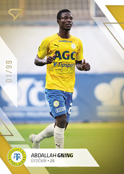 Abdallah Gning Teplice SportZoo FORTUNA:LIGA 2022/23 2. serie Gold /99 #368