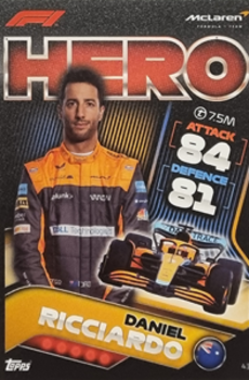 Daniel Ricciardo McLaren Topps F1 Turbo Attax 2022 F1 Teams #43