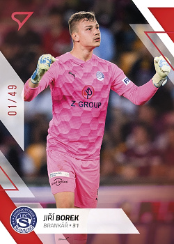 Jiri Borek Slovacko SportZoo FORTUNA:LIGA 2022/23 2. serie Red /49 #239
