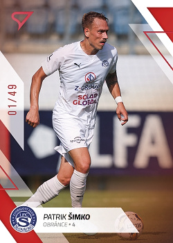 Patrik Simko Slovacko SportZoo FORTUNA:LIGA 2022/23 2. serie Red /49 #241
