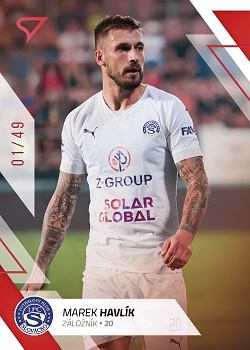 Marek Havlik Slovacko SportZoo FORTUNA:LIGA 2022/23 2. serie Red /49 #243