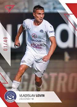 Vladislav Levin Slovacko SportZoo FORTUNA:LIGA 2022/23 2. serie Red /49 #246