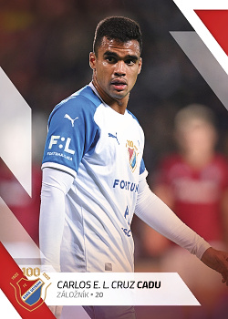 Carlos E.L. Cruz Cadu Banik Ostrava SportZoo FORTUNA:LIGA 2022/23 2. serie Red /49 #255