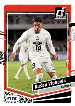 Dusan Vlahovic Serbia Panini Donruss Soccer 2023/24 #48