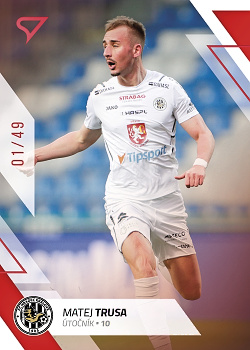 Matej Trusa Hradec Kralove SportZoo FORTUNA:LIGA 2022/23 2. serie Red /49 #270