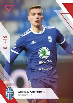 Martin Suchomel Mlada Boleslav SportZoo FORTUNA:LIGA 2022/23 2. serie Red /49 #275