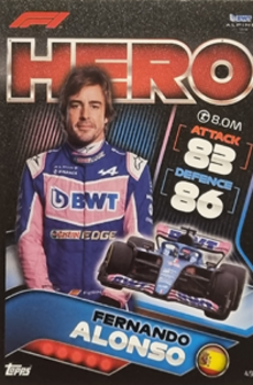 Fernando Alonso Alpine Topps F1 Turbo Attax 2022 F1 Teams #49