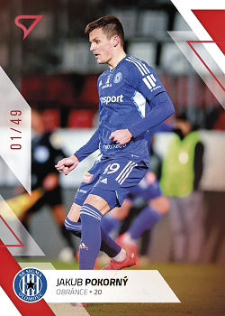 Jakub Pokorny Sigma Olomouc SportZoo FORTUNA:LIGA 2022/23 2. serie Red /49 #284