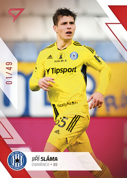 Jiri Slama Sigma Olomouc SportZoo FORTUNA:LIGA 2022/23 2. serie Red /49 #286