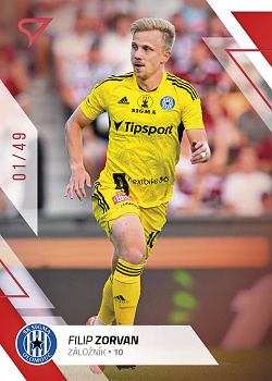 Filip Zorvan Sigma Olomouc SportZoo FORTUNA:LIGA 2022/23 2. serie Red /49 #294