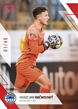 Hugo Jan Backovsky Liberec SportZoo FORTUNA:LIGA 2022/23 2. serie Red /49 #295