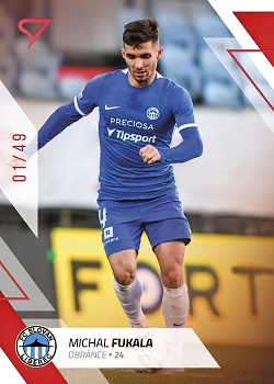 Michal Fukala Liberec SportZoo FORTUNA:LIGA 2022/23 2. serie Red /49 #296