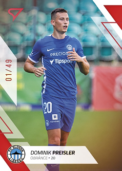 Dominik Preisler Liberec SportZoo FORTUNA:LIGA 2022/23 2. serie Red /49 #297