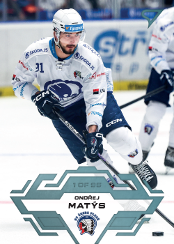 Ondrej Matys Plzen Tipsport ELH 2023/24 SportZoo 1. serie Ice Reflection /95 #211
