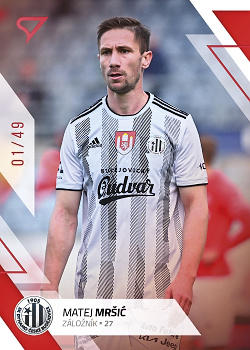 Matej Mrsic Ceske Budejovice SportZoo FORTUNA:LIGA 2022/23 2. serie Red /49 #311