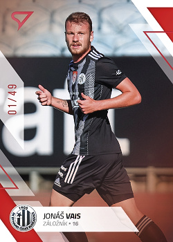 Jonas Vais Ceske Budejovice SportZoo FORTUNA:LIGA 2022/23 2. serie Red /49 #312