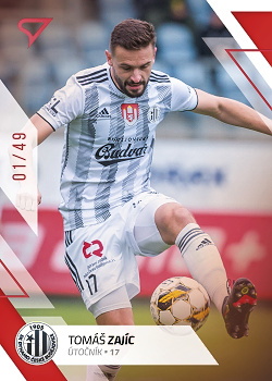 Tomas Zajic Ceske Budejovice SportZoo FORTUNA:LIGA 2022/23 2. serie Red /49 #315