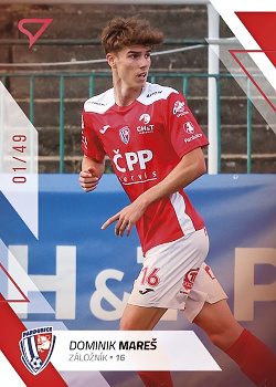 Dominik Mares Pardubice SportZoo FORTUNA:LIGA 2022/23 2. serie Red /49 #322