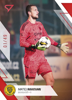 Matej Rakovan Zlin SportZoo FORTUNA:LIGA 2022/23 2. serie Red /49 #327