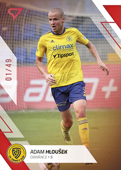 Adam Hlousek Zlin SportZoo FORTUNA:LIGA 2022/23 2. serie Red /49 #328