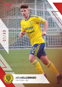 Jan Hellebrand Zlin SportZoo FORTUNA:LIGA 2022/23 2. serie Red /49 #331