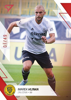 Marek Hlinka Zlin SportZoo FORTUNA:LIGA 2022/23 2. serie Red /49 #332