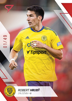 Robert Hruby Zlin SportZoo FORTUNA:LIGA 2022/23 2. serie Red /49 #333
