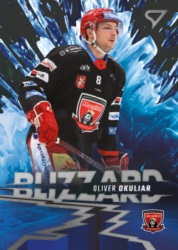 Oliver Okuliar Hradec Kralove Tipsport ELH 2023/24 SportZoo 1. serie Blizzard #BL-06