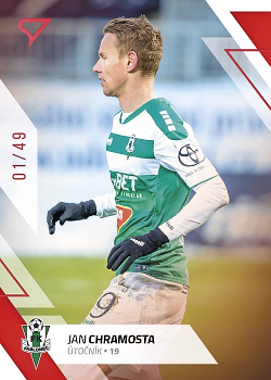 Jan Chramosta Jablonec SportZoo FORTUNA:LIGA 2022/23 2. serie Red /49 #347