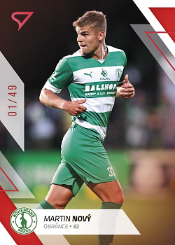 Martin Novy Bohemians Praha SportZoo FORTUNA:LIGA 2022/23 2. serie Red /49 #352