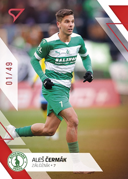 Ales Cermak Bohemians Praha SportZoo FORTUNA:LIGA 2022/23 2. serie Red /49 #355