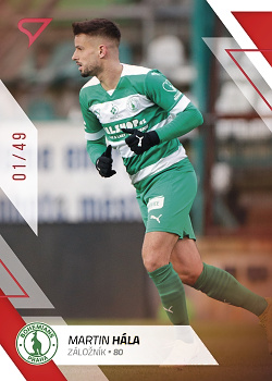 Martin Hala Bohemians Praha SportZoo FORTUNA:LIGA 2022/23 2. serie Red /49 #356