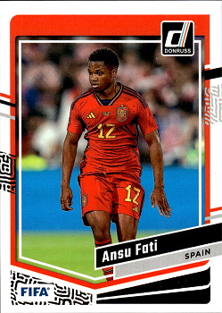 Ansu Fati Spain Panini Donruss Soccer 2023/24 #58