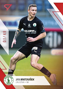 Jan Matousek Bohemians Praha SportZoo FORTUNA:LIGA 2022/23 2. serie Red /49 #358