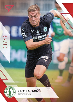 Ladislav Muzik Bohemians Praha SportZoo FORTUNA:LIGA 2022/23 2. serie Red /49 #360
