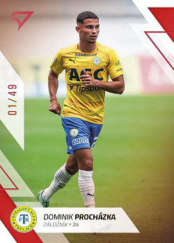 Dominik Prochazka Teplice SportZoo FORTUNA:LIGA 2022/23 2. serie Red /49 #366