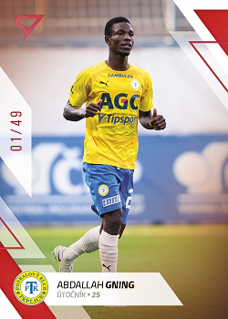 Abdallah Gning Teplice SportZoo FORTUNA:LIGA 2022/23 2. serie Red /49 #368
