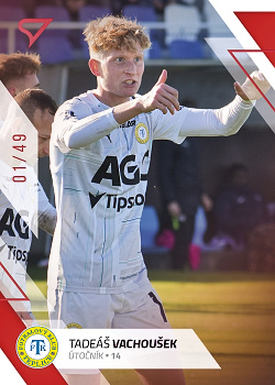 Tadeas Vachousek Teplice SportZoo FORTUNA:LIGA 2022/23 2. serie Red /49 #369