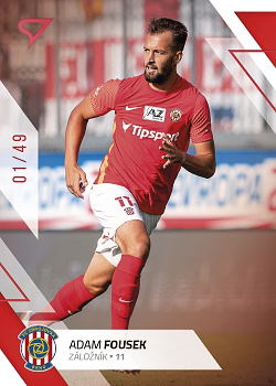 Adam Fousek Brno SportZoo FORTUNA:LIGA 2022/23 2. serie Red /49 #374
