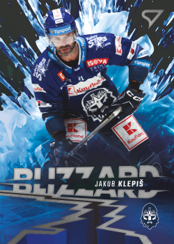 Jakub Klepis Kladno Tipsport ELH 2023/24 SportZoo 1. serie Blizzard #BL-36