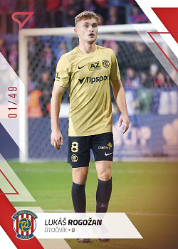 Lukas Rogozan Brno SportZoo FORTUNA:LIGA 2022/23 2. serie Red /49 #378