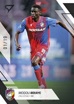 Modou Ndiaye Viktoria Plzen SportZoo FORTUNA:LIGA 2022/23 2. serie Black /19 #205