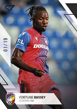 Fortune Bassey Viktoria Plzen SportZoo FORTUNA:LIGA 2022/23 2. serie Black /19 #207