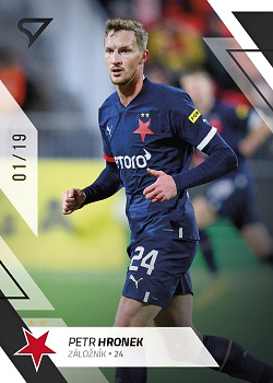 Petr Hronek Slavia Praha SportZoo FORTUNA:LIGA 2022/23 2. serie Black /19 #214