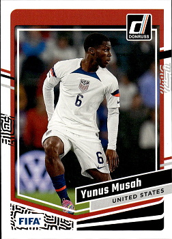 Yunus Musah USA Panini Donruss Soccer 2023/24 #62