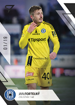 Jan Fortelny Sigma Olomouc SportZoo FORTUNA:LIGA 2022/23 2. serie Black /19 #287