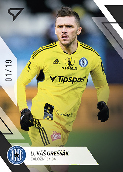 Lukas Gressak Sigma Olomouc SportZoo FORTUNA:LIGA 2022/23 2. serie Black /19 #288