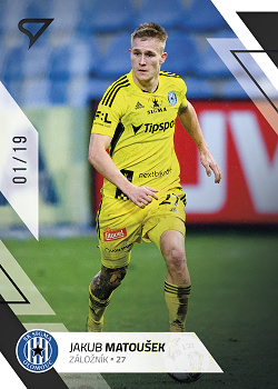 Jakub Matousek Sigma Olomouc SportZoo FORTUNA:LIGA 2022/23 2. serie Black /19 #289
