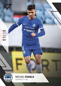 Michal Fukala Liberec SportZoo FORTUNA:LIGA 2022/23 2. serie Black /19 #296